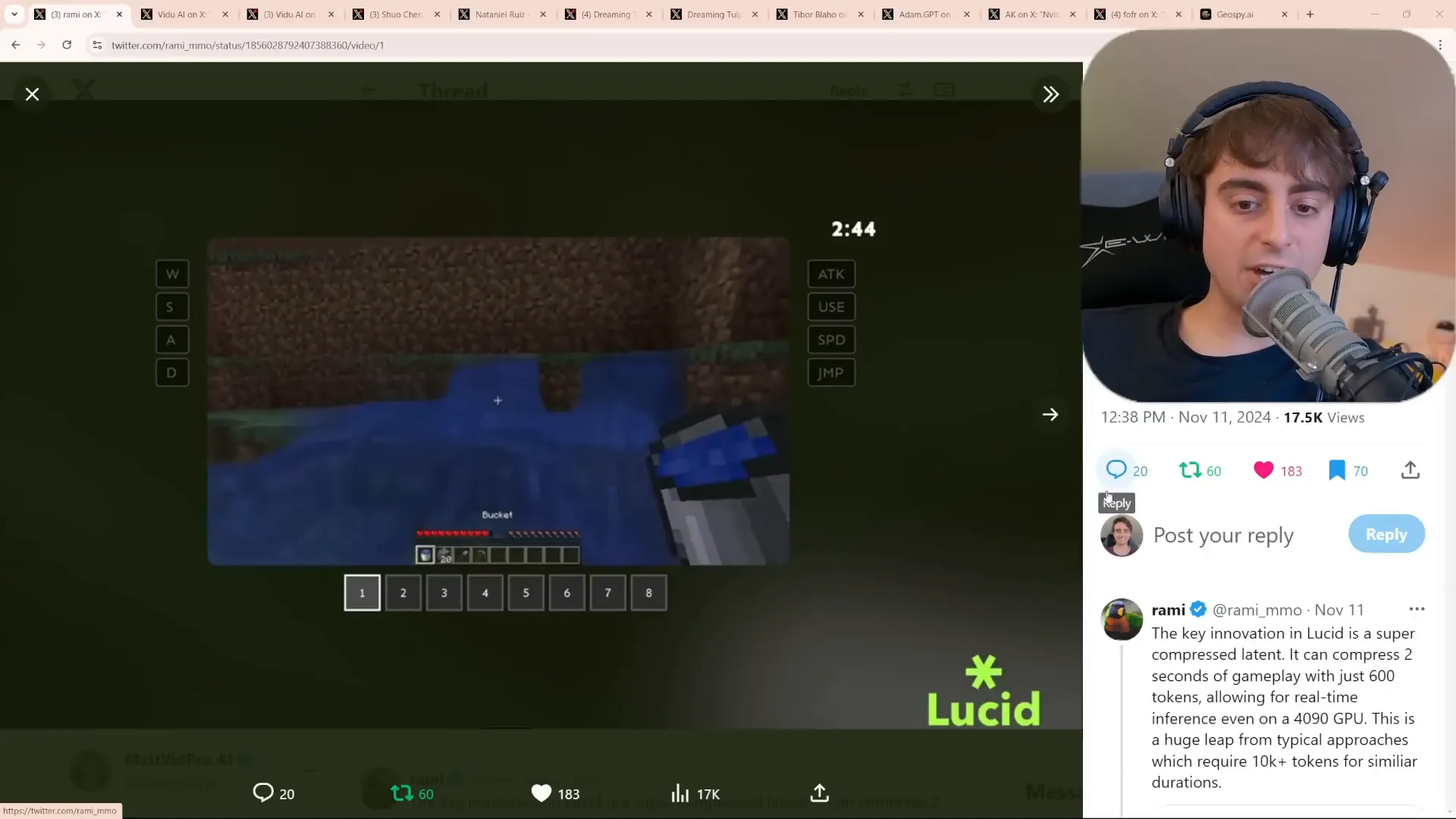 AI Generated Minecraft Gameplay